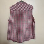 Legacy Falls for Her‎ Women's Shirt Sleeveless Plaid Size XXL Blue Photo 3