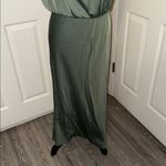 PRETTYGARDEN Chic One Shoulder Green Dress Photo 3