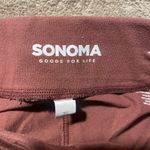 Sonoma  Leggings Womens Medium Orange High Rise Full Length Soft Ankle Stretch Photo 2