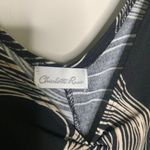 Charlotte Russe Vintage Y2K Swirl Black Tan Patterned Midi Dress Sz Small Photo 7