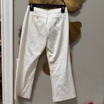 Trina Turk  ivory white cotton wide dress pants size 2 trouser Photo 5