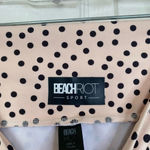 Beach Riot  Cara Leggings V Waist Polka Dot Black Cream Size Large Athletic Photo 5