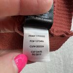 Torrid Plus 1 1X Pullover Cold Shoulder Sweater Knit Pullover Back Keyhole Brick Photo 7