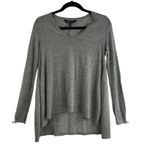 BCBGMAXAZRIA Gray 100% Wool Sweater Size XS Minimalist Old Money Quiet Luxury Photo 0