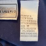 Vintage Napa Valley‎ Dress Embroidered Bottom Blue Size M Photo 2