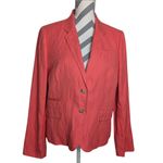 J.Crew  Schoolboy Blazer 12 Women's Coral Salmon Pink Photo 1