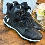 Under Armour Men's Cleats Shoes Football Hammer Mid RM Black Size 9.5 F Photo 0