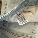 Driftwood  Colette Daisy Embroidered Straight Leg Jeans Size 30 in Light Wash Blu Photo 7