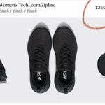 APL  Women’s Black TechLoom Zipline Size 6.5.  Photo 5