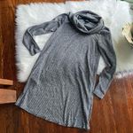 Charcoal Cowl Neck Sweater Dress Size Small by AGB Photo 5