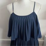 Charming Charlie  • Navy Accordion Pleated Dress Photo 1