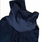 Indigo Blue  Maternity Dark Wash Skinny Elastic Waist Size Large Jeans. Photo 1