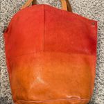 Holding Horses Anthropologie  Boho Leather Bag, Two Tone, Vintage Look Photo 7