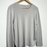 MM.LaFleur  Large L Pullover Wool Blend Sweater Light Gray Photo 3