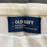 Old Navy  Denim White Jeans Sz 6R Rockstar Jeggings EUC #1855 Photo 2