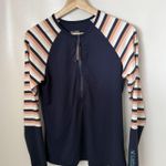 Carve Designs  Kona Blue Sunshirt Rash Guard Zip Surf Swim Beach Pool Sporty Top Photo 0