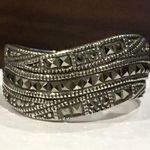 JACK JUDITH  Marcasite Sterling Silver Ring Sz 8 Photo 0