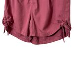 Madewell NWT Side Tie Shorts Women’s Size XS Autumn Berry Twill 4" Inseam Photo 2