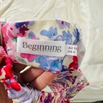 Beginning Boutique  Floral Strapless Top Photo 2