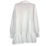 Danielle Bernstein Babydoll Tunic Dress XS Empire Waist Renaissance Puff Sleeve Photo 3