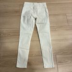 Veronica Beard  Debbie Skinny High Rise Jeans White Ankle Button Fly Size 26 Photo 6