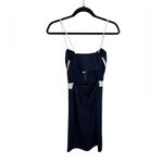 Sarah La NWT  Navy Blue Nautical Sailor Open Back Dress Photo 1