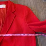Pendleton  Red Size 10 12 100% Virgin Wool Career Work Blazer Coat Jacket Vintage Photo 3