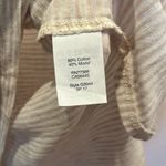 Madewell Women’s Lightweight Striped T Shirt Beige Tan Size Small Photo 6