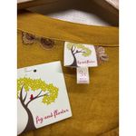 Anthropologie Fig & Flower‎ Tunic Top Women 3X Yellow Floral Embroidered Boho Size undefined Photo 2