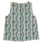 Dana Buchman | Sleeveless Chain Print Blouse | Large Photo 2