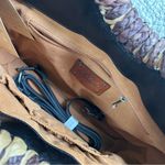 Patricia Nash NWT Patrica Nash Luzzara Straw & Leather Bag With Strap Boho Beach Summer Tote Photo 7