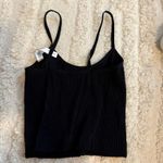 Anwnd BLACK RIBBED TANK TOP Photo 1