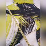 Milly Designer Size 4 Abstract Print Long Mini Sleeve Sheath Dress ā Photo 8