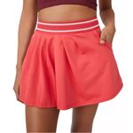 NWOT Free people movement round robin skirt Red Size L Photo 2