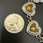 Brighton Retired Free Floating Hearts Lucite Heart Links 7.75” Bracelet 30g. Photo 10