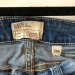 BKE Womens Stella Straight Jeans Distressed Low Rise Stretch 28Rx31.5 Photo 4