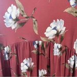 White Birch  boutique long sleeve blush floral dress with pockets size medium Photo 3