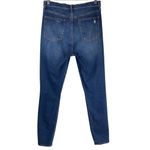 Gap  Womens High Rise True Skinny Distressed Jeans Sz 31 TALL Photo 1