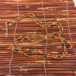 Joan Rivers Vibrant Orange and Green Crystal Bead Necklace 60”-63” Photo 2