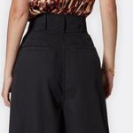 Joie NWT  Lagos Cropped Cotton Pants In Black Caviar Photo 4