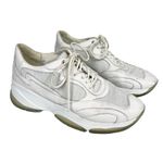 Geox  Respira Kirya‎ White Leather Chunky Sneakers Size 10 Photo 0
