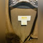 Maeve Anthropologie  olive lightweight peplum jacket Photo 3