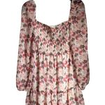 Aritzia  Mini Floral Long Sleeve Tempest Dress Size Small Photo 2