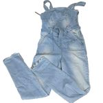 Guess  los Angeles denim fringe ankles jumpsuit size 2 Photo 0