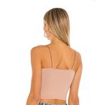 Free People NWOT - Brami Skinny Strap Tank in Nude M/L Photo 2