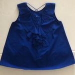 ZARA Pre- loved - - Royal Blue and pearls blouse -xsmall Photo 6