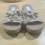 SheIn Cream Embellished Slide Sandals Photo 0