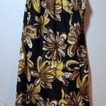 Jessica Howard Floral Black and Yellow‎ Dress Photo 0