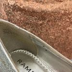 Rampage Silver glitter peep toe heels #glamour approx 9.5 Photo 5