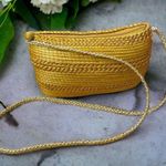 Vitória Golden Grass handmade bag from Brazil Gold Photo 0